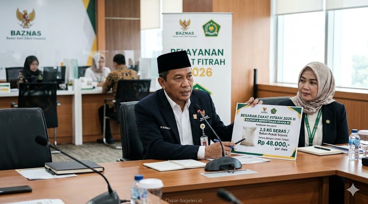 Besaran Zakat Fitra 2026 Menurut BAZNAS dan Kementerian Agama
