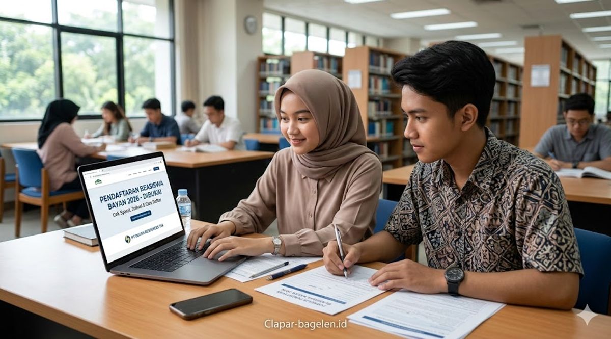 Pendaftaran Beasiswa Bayan 2026 Dibuka Cek Syarat, Jadwal, dan Cara Daftar