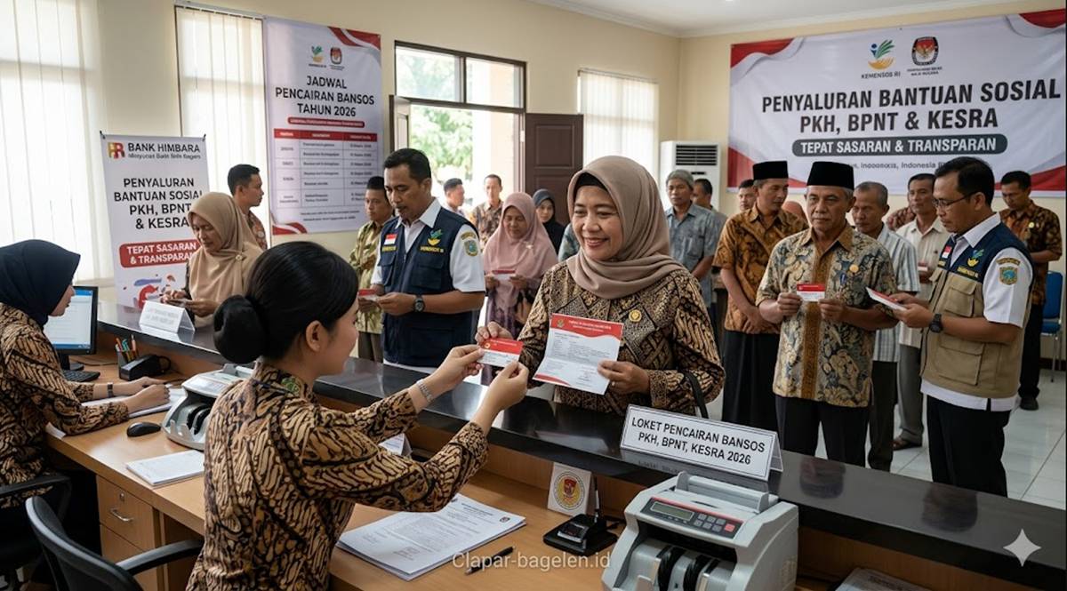 Jadwal Pencairan Bansos PKH, BPNT, Kesra 2026 Lengkap di Web Resmi Kemensos